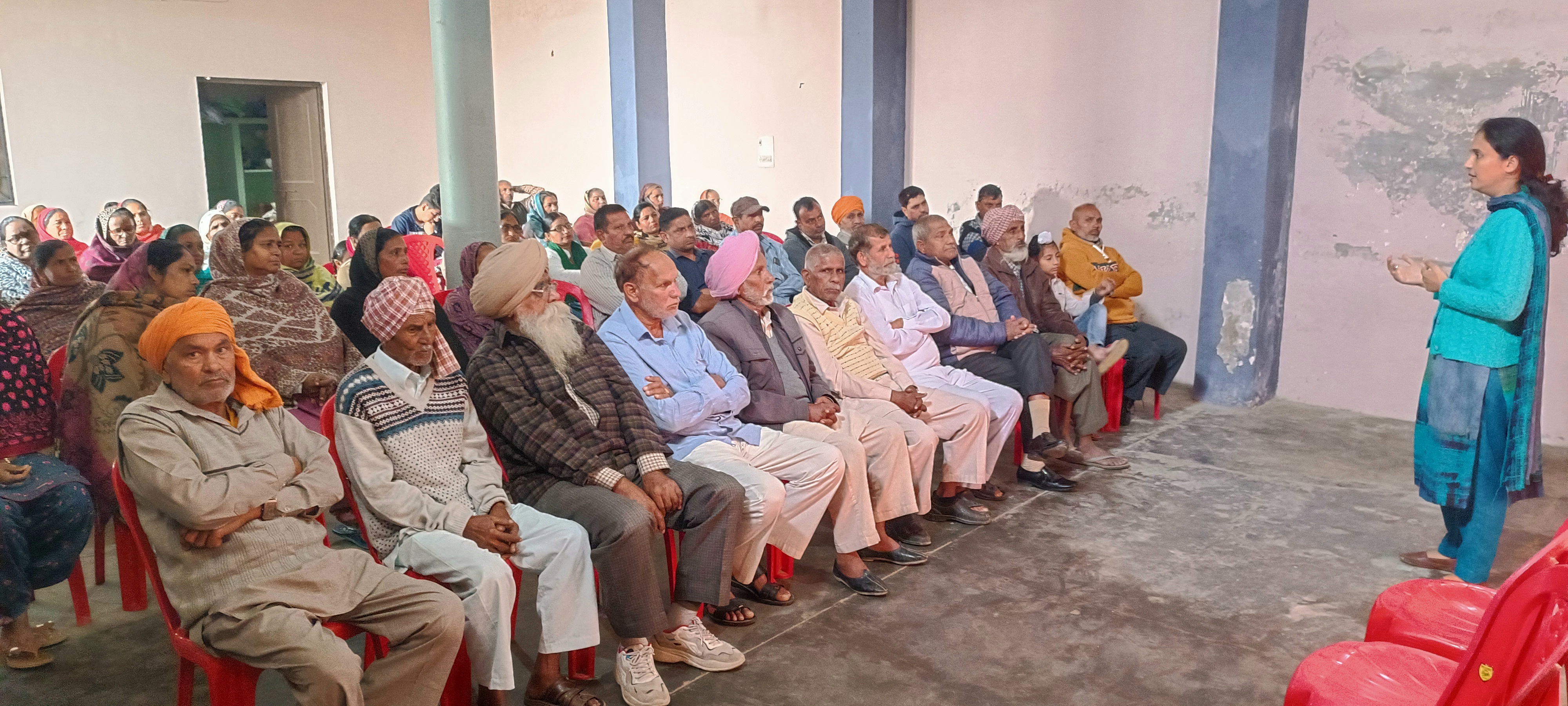 An awareness camp regarding natural farming was held at village Janiwal
